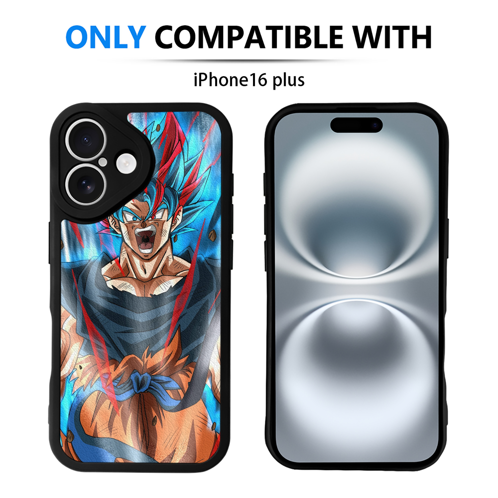（画像用） ドラゴンボール DRAGON BALL 【iPhone 16シリーズ対応】シリコンスマホケース（レザー調） 材質：シリコン